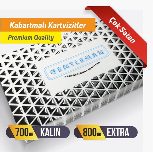 Kabartmalı Kartvizitler